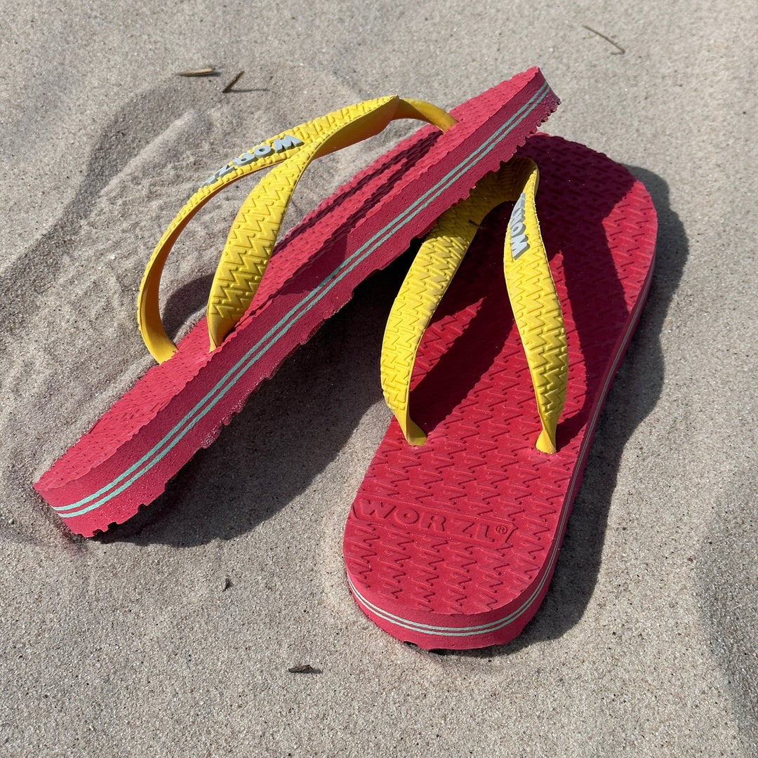 Mens non plastic, biodegradable, rubber flip flops made in the UK. - 3