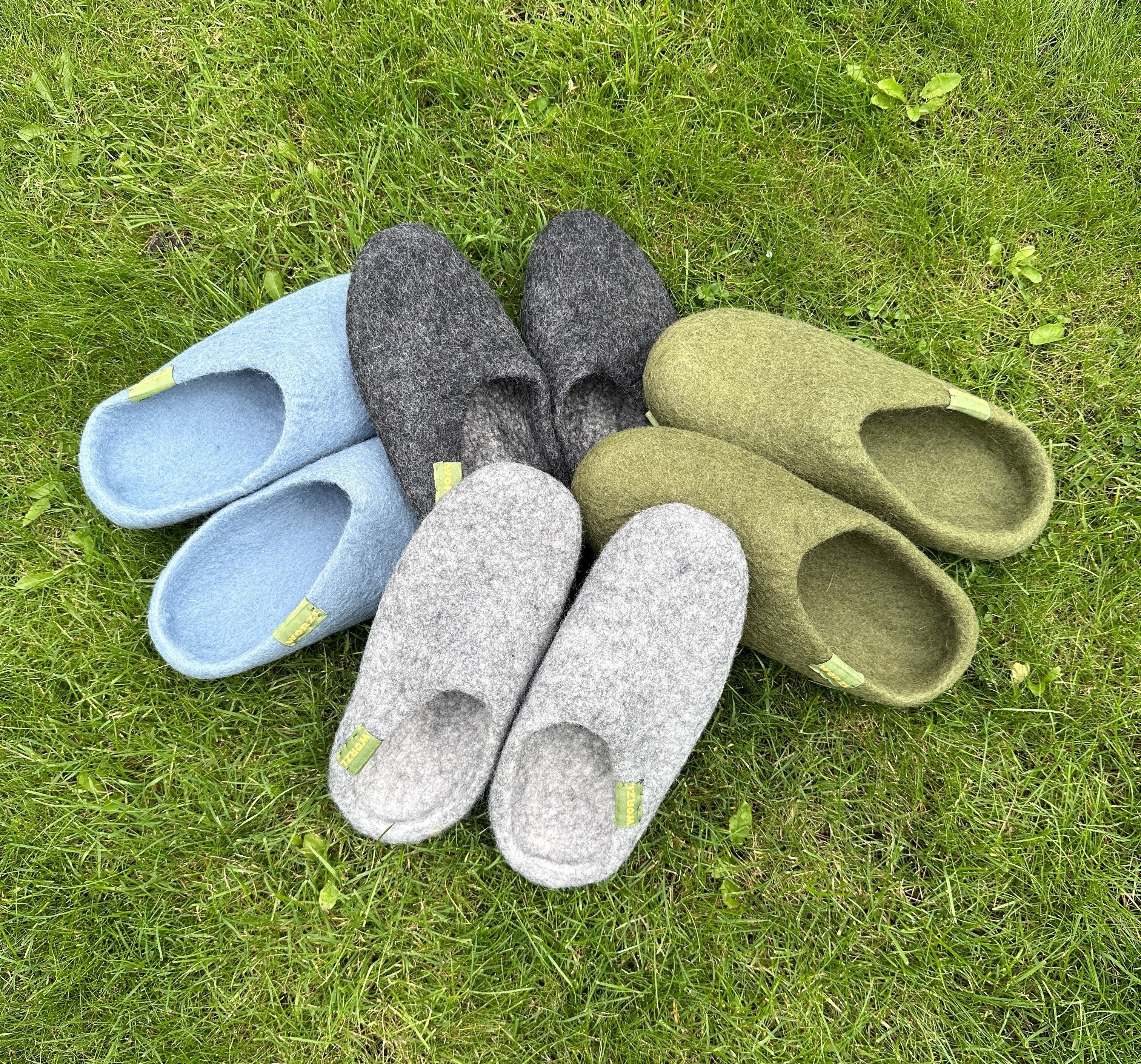 All Natural felted wool indoor slippers made in Nepal – Worzl