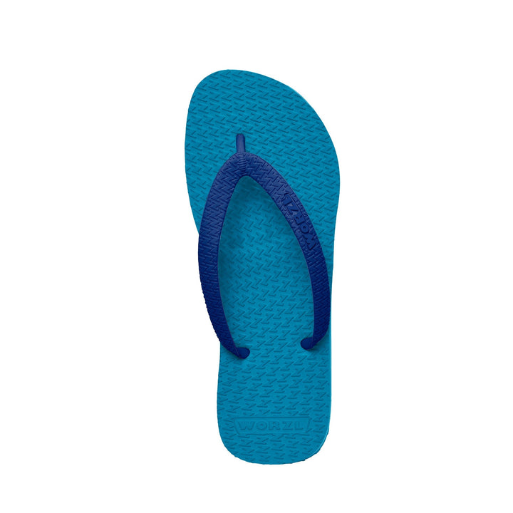 Kids non plastic, biodegradable, rubber flip flops made in the UK. - 25