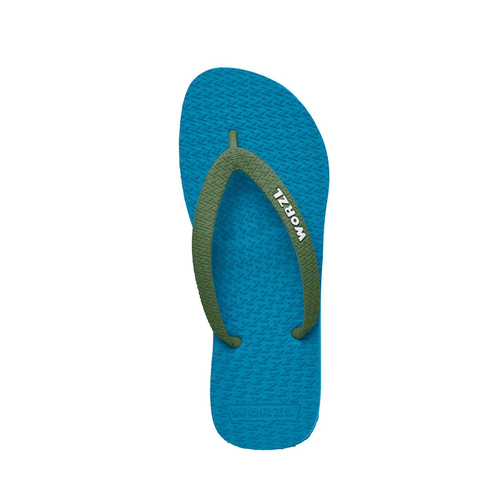 Kids non plastic, biodegradable, rubber flip flops made in the UK. - 22