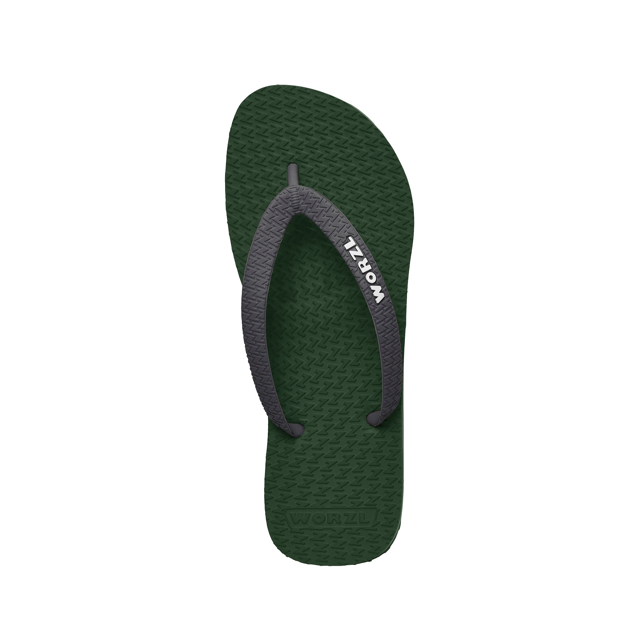 Kids non plastic biodegradable rubber flip flops made in the UK. Worzl