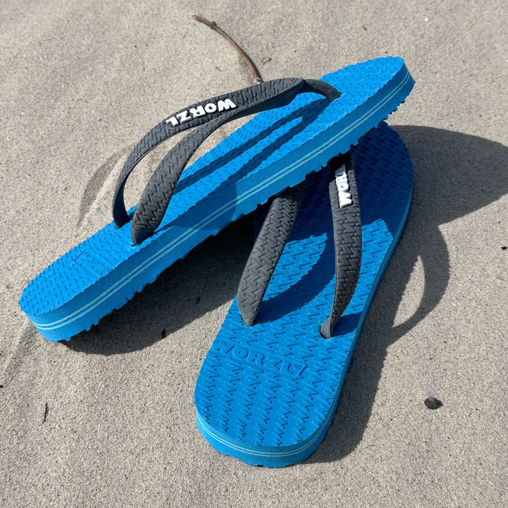 Kids non plastic, biodegradable, rubber flip flops made in the UK. - 7