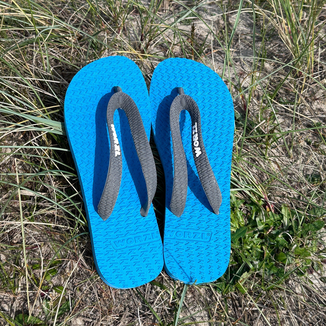 Kids non plastic, biodegradable, rubber flip flops made in the UK. - 13